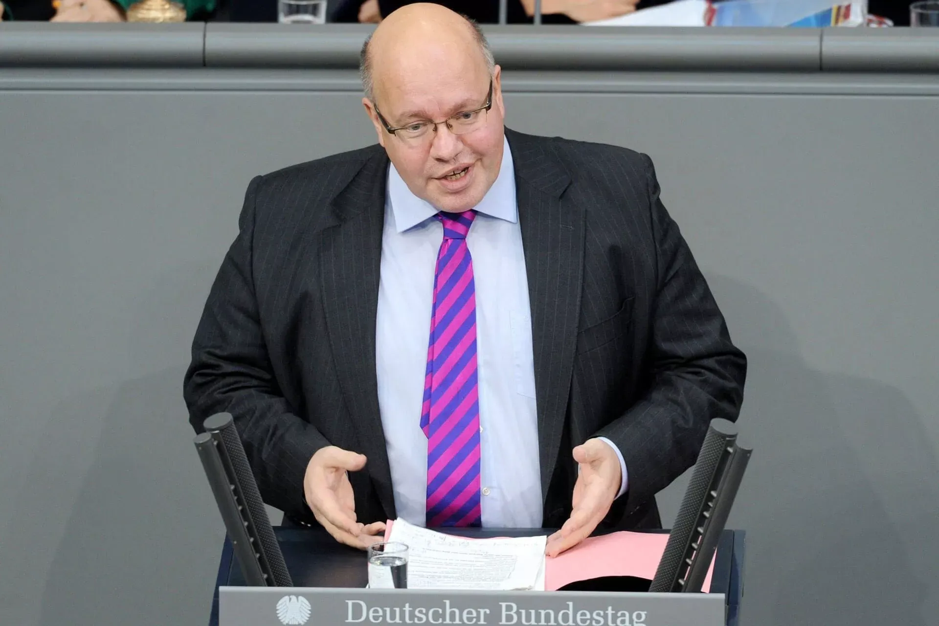 Peter Altmaier, CDU, im deutschen Bundestag. – Bild: Deutscher Bundestag © Achim Melde