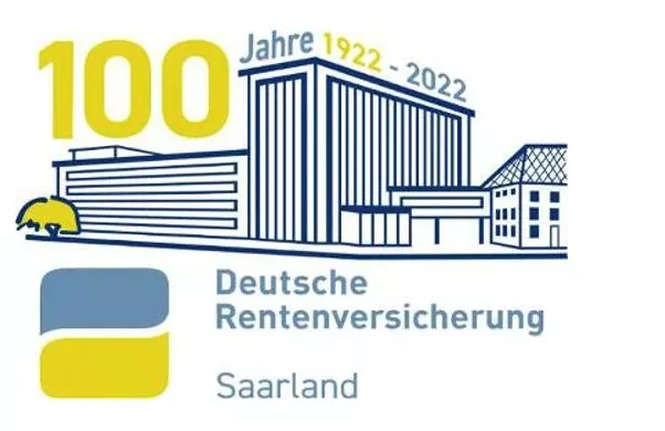 Das Bild zeigt das Logo 100 Jahre DRV Saarland Das Bild zeigt das Logo 100 Jahre DRV Saarland