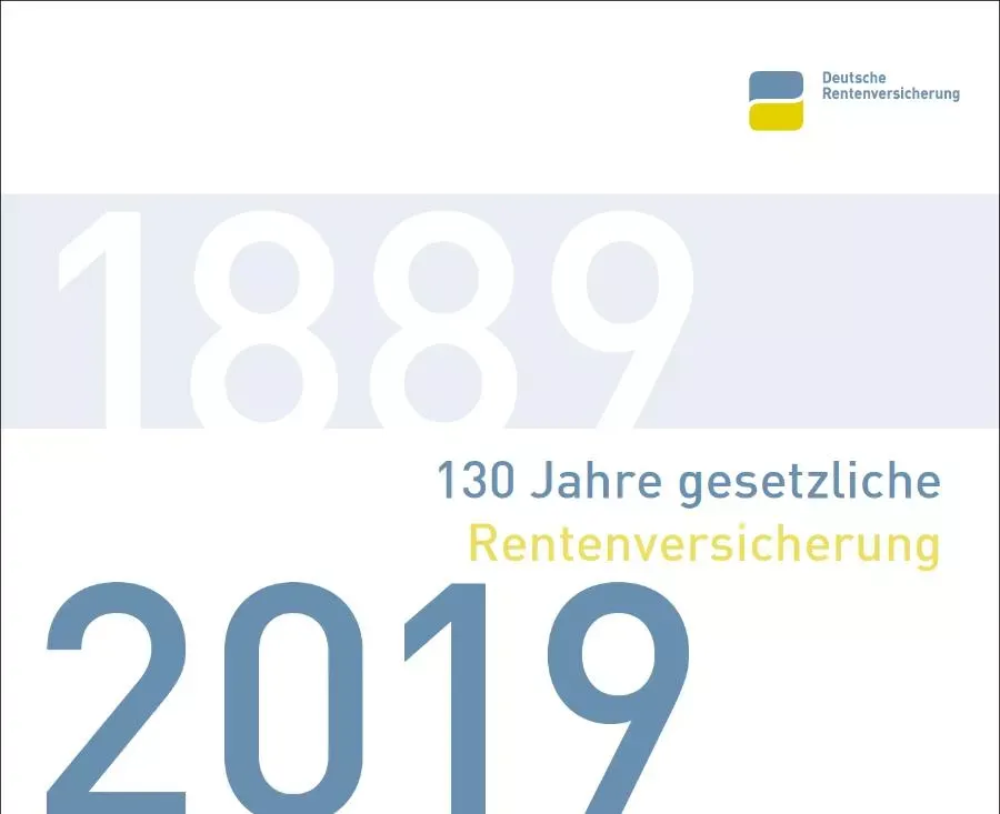 Titelseite der Broschüre "130 Jahre Rentenversicherung" Titelseite der Broschüre "130 Jahre Rentenversicherung"