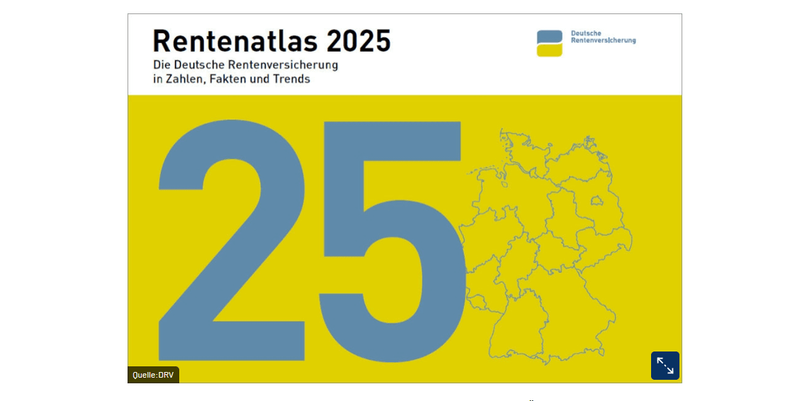 Rentenatlas 2025: Höchste Renten in Baden-Württemberg Rentenatlas 2025: Höchste Renten in Baden-Württemberg
