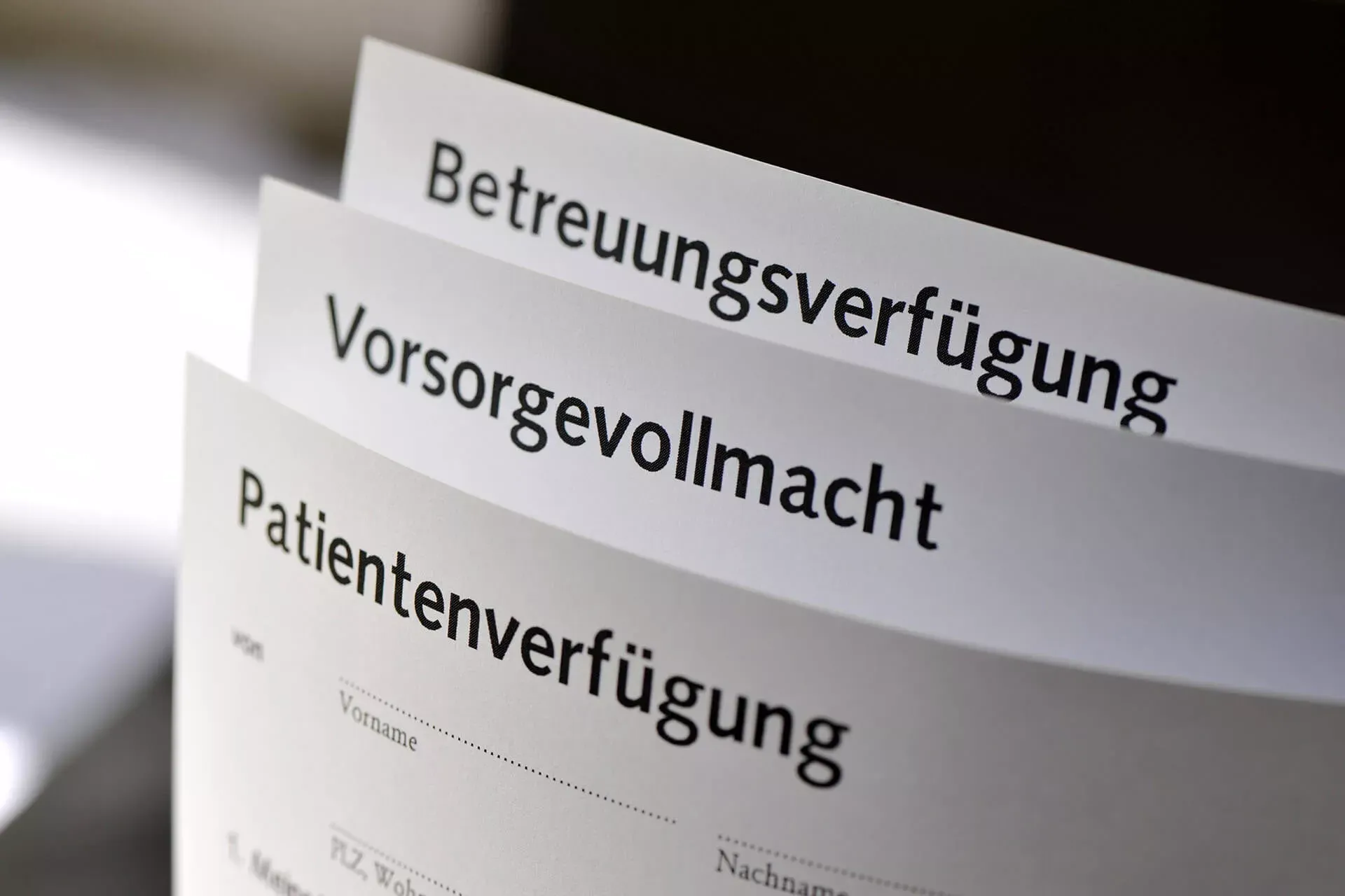 Vorsorgevollmacht gründlich prüfen Vorsorgevollmacht gründlich prüfen