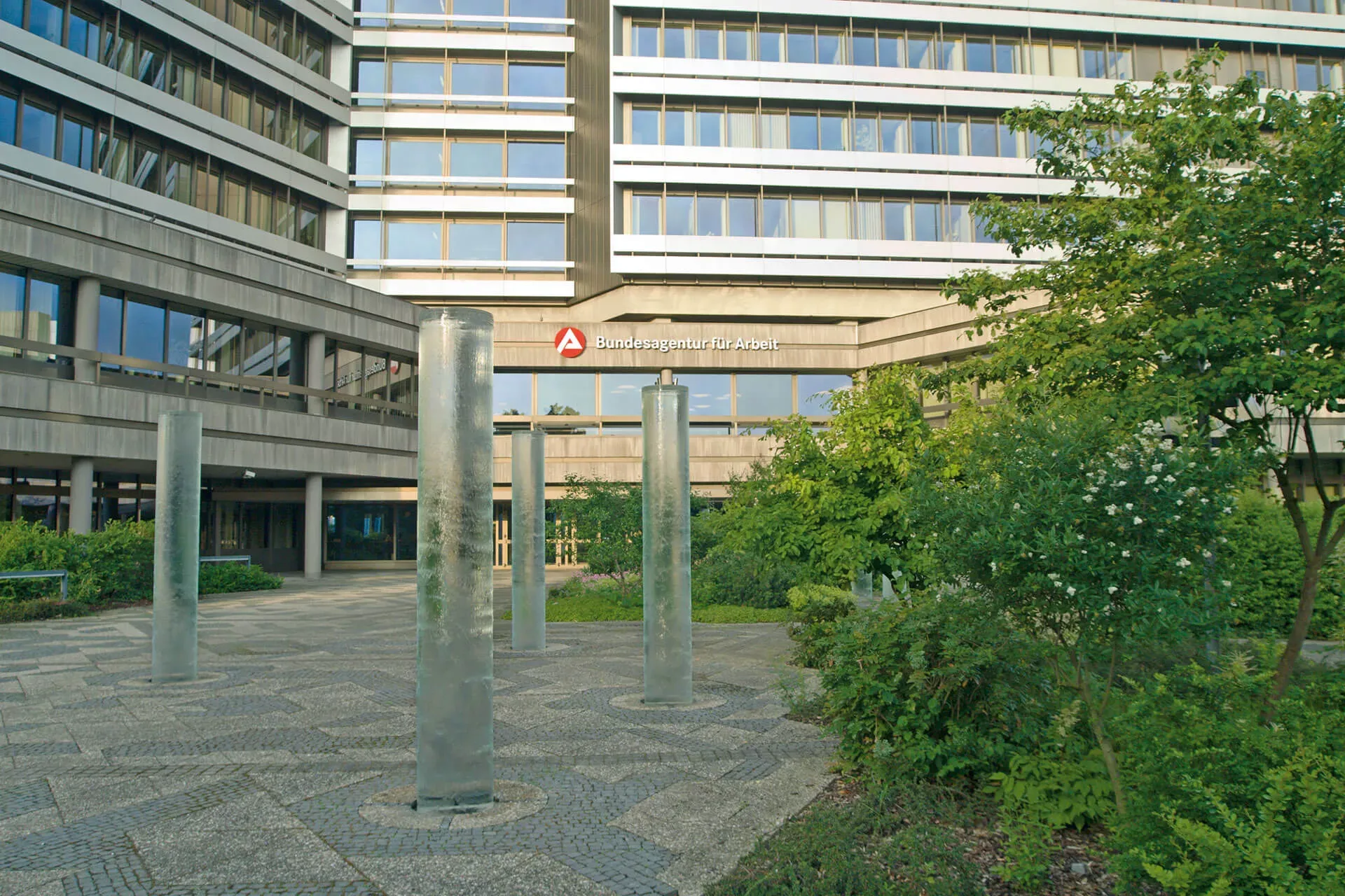 Eingangsbereich der Bundesagentur für Arbeit. Eingangsbereich der Bundesagentur für Arbeit.