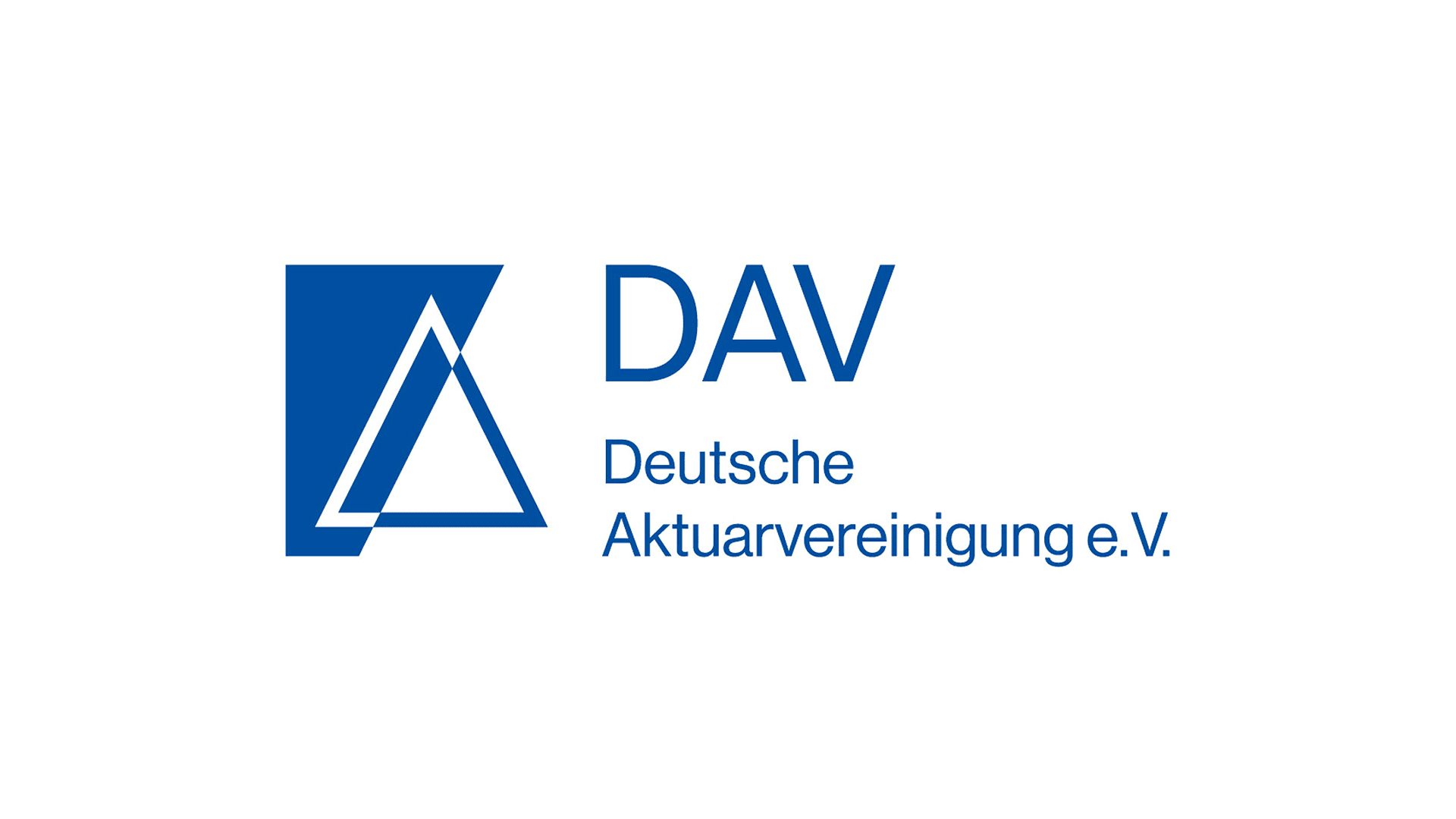 Logo der Deutschen Aktuarvereinigung e. V. (DAV) Logo der Deutschen Aktuarvereinigung e. V. (DAV)