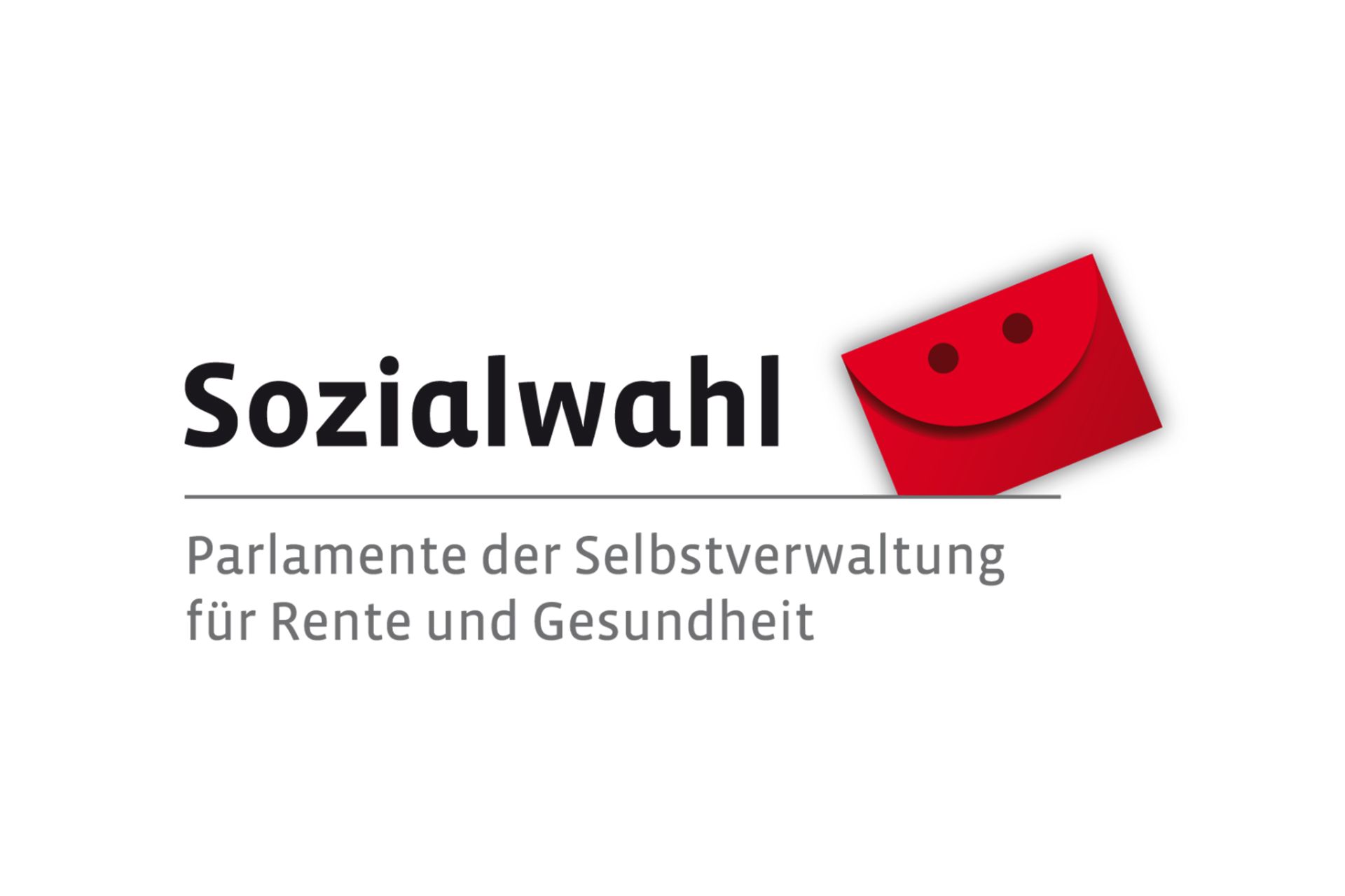 Logo Sozialwahlen: Parlamente der Selbstverwaltung für Gesundheit und Rente. Logo Sozialwahlen: Parlamente der Selbstverwaltung für Gesundheit und Rente.