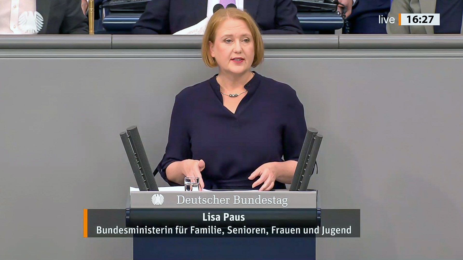 Lisa Paus, Bündnis90/Die Grünen, spricht im Bundestag Lisa Paus, Bündnis90/Die Grünen, spricht im Bundestag