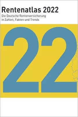 Das Bild zeigt das Titelbild DRV-Rentenatlas 2022 Das Bild zeigt das Titelbild DRV-Rentenatlas 2022