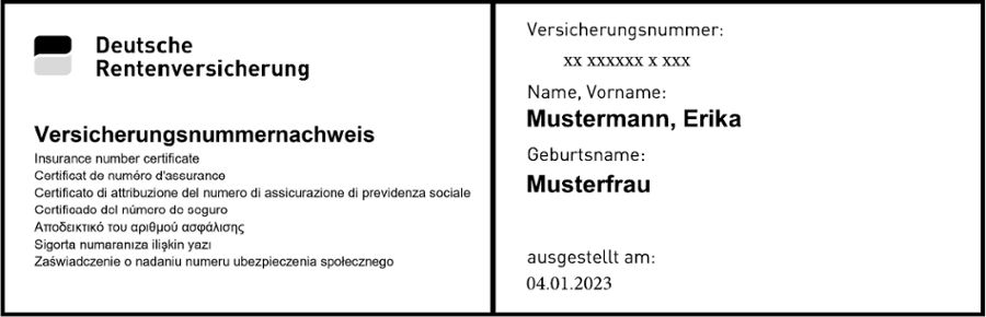 Versicherungsnummernachweis: Azubis sollten Daten auf Richtigkeit prüfen Versicherungsnummernachweis: Azubis sollten Daten auf Richtigkeit prüfen